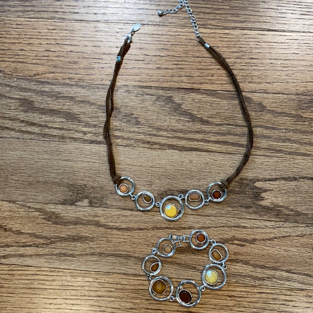 Lia Sophia Bracelet and Necklace Set